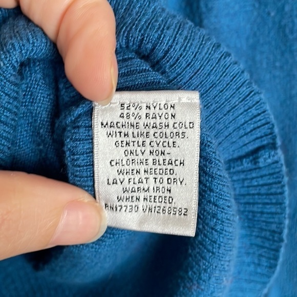 Mossimo M button down cardigan in teal - Picture 4 of 8